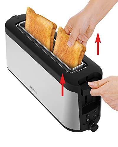 Tefal Element Langschlitz-Toaster TL4308 | 7 Bräunungsstufen | 1000 Watt