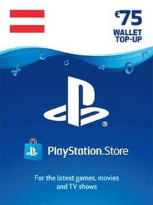 PlayStation Store Guthabenkarte 75€