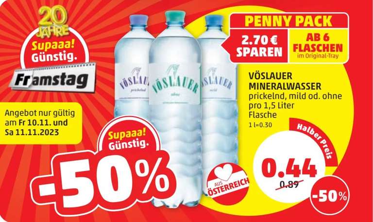 Penny Fr+ Sa Angebot, Vöslauer, Wieselburger, Sonnenblumenöl