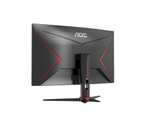 AOC Gaming CQ27G2SE - 27 Zoll QHD Curved Monitor, FreeSync Premium (2560x1440, 165 Hz, HDMI 1.4, DisplayPort 1.2) schwarz-rot