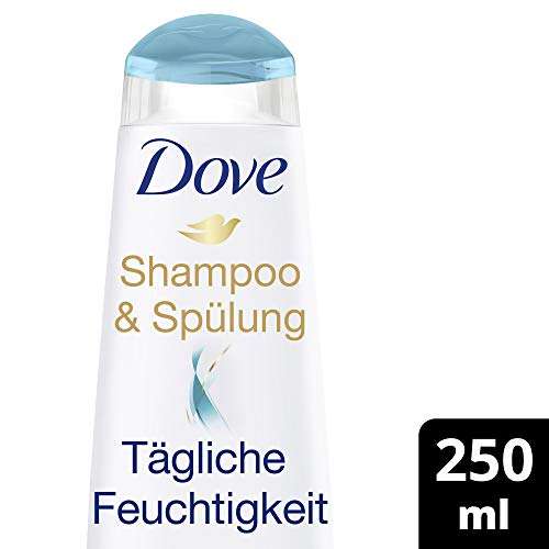Dove Haarpflege 2 in 1 Shampoo & Spülung 6er Pack Tägliche Feuchtigkeit (6 x 250 ml)