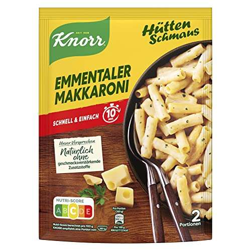 Knorr Hüttenschmaus Fertiggericht Emmentaler Makkaroni 151 g