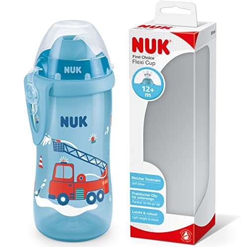 NUK First Choice+ Flexi Cup Trinklernflasche "Feuerwehrauto"