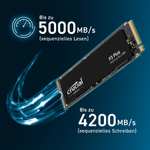 Crucial P3 Plus 1TB M.2 PCIe Gen4 NVMe Interne SSD - Bis zu 5000MB/s