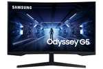Samsung Odyssey G5, 27" WQHD Curved Gaming Monitor, 144Hz