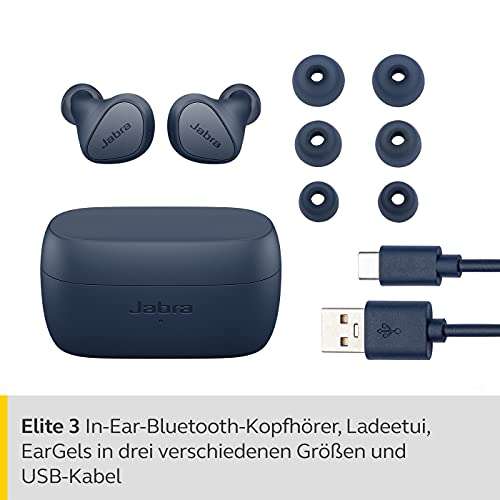 Jabra Elite 3 Bluetooth Kopfhörer, navy od. lila