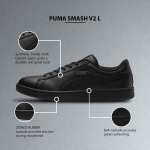 PUMA Unisex Smash V2 L Sneaker schwarz (Gr.36-48.5)