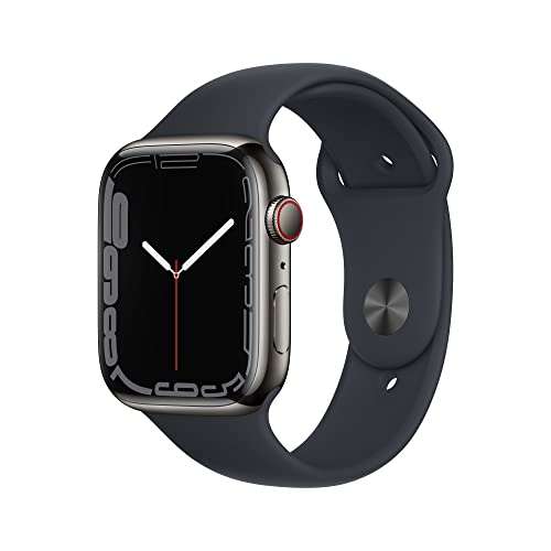 Apple Watch Series 7 (GPS + Cellular) 45mm Edelstahl-Gehäuse