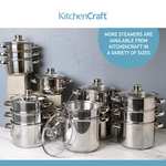 KitchenCraft Universaleinsatz Dampfgarer mit Deckel