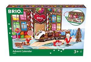 BRIO World 36001 Advent(s)kalender 2022 - Weihnachtlicher Holzeisenbahn-Spaß