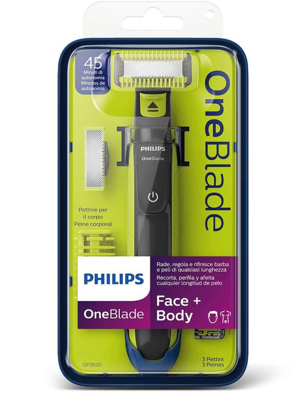 Philips "QP2620/20" OneBlade Face + Body Haarschneider