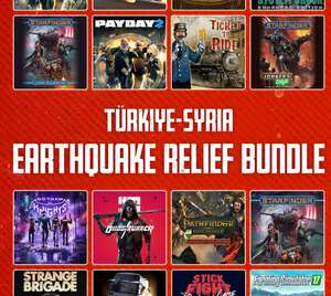 "Türkiye-Syria Earthquake Relief Bundle" (PC) 71 Spiele inkl Gotham Knights , Ghostrunner, Strange Brigade, System Shock 2,... als Steamkeys