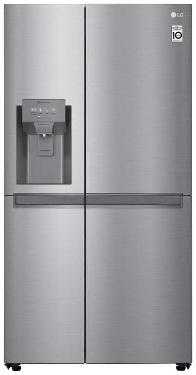 LG GSL481PZXZ Side-by-Side Kühlschrank mit Eis-, Crushed Ice- und Wasserspender