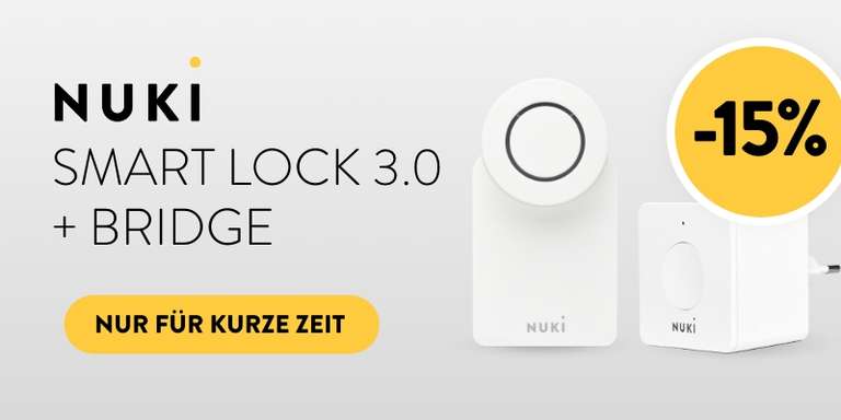 Nuki Smart Lock 3.0 + Bridge
