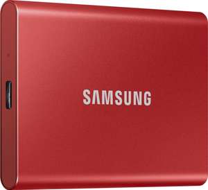 Samsung Portable SSD T7 1TB, rot, USB-C 3.1