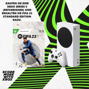 Xbox Series S Refurbished + FIFA 23: Standard Edition - Download Code (Auslieferung ab 30. September) (159€ für Konsole alleine möglich)