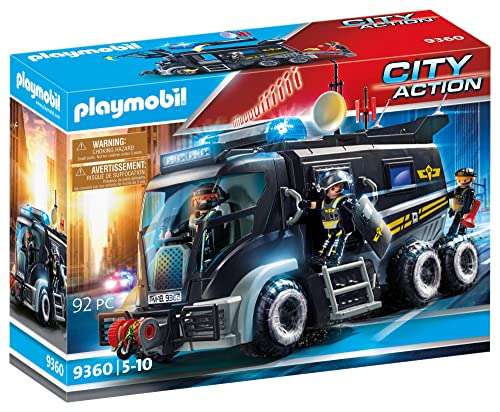 Playmobil City Action 9360 SEK-Truck mit Licht- und Soundeffekten