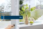 Bosch Smart Home Tür-/Fensterkontakt II, smarter Sensor zum energieeffizienten Heizen, 3er Set weiß
