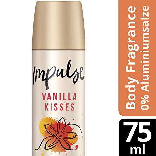 Impulse Deospray Vanilla Kisses Deodorant 75ml