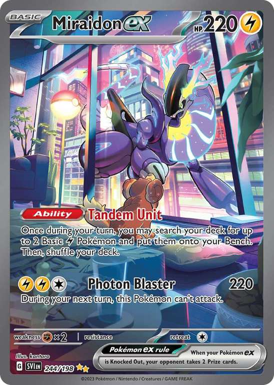 [Pokémon Trading Card Game Live] Miraidon-ex || seltene Karte