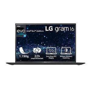LG Gram 16 - 1.190 g Intel Core i7 Laptop (16GB RAM, 512GB SSD)