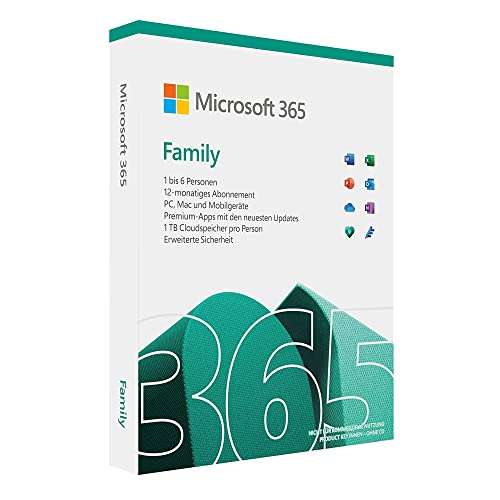 Microsoft 365 Family 6 Nutzer 1 Jahr