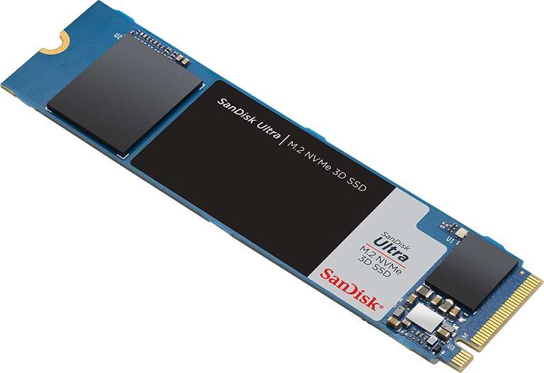 SanDisk "Ultra 3D" SSD Festplatte (500GB, NVMe M.2, R3500/W2300) - neuer Bestpreis