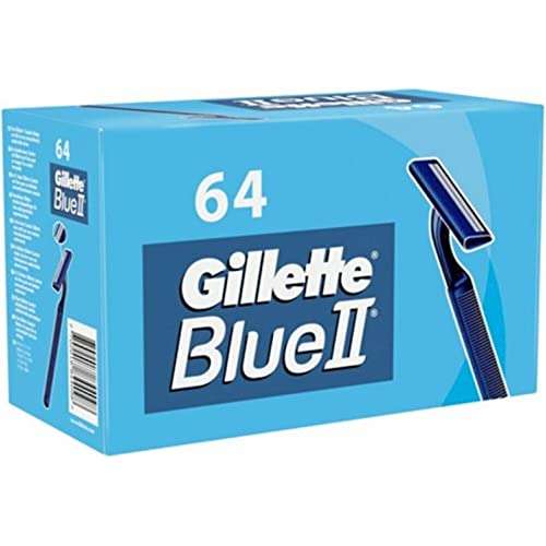 64x Gillette Blue II Einwegrasierer