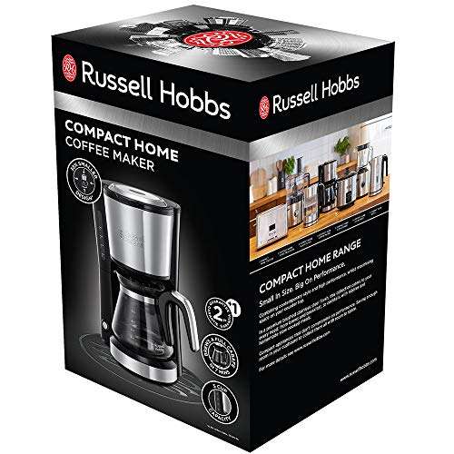 Russell Hobbs Kaffeemaschine MINI - 0,6 L, Warmhalteplatte, Permanentfilter, ...