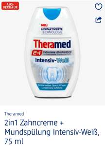 Theramed 2in1 Zahncreme + Mundspülung Intensiv-Weiß, 75 ml