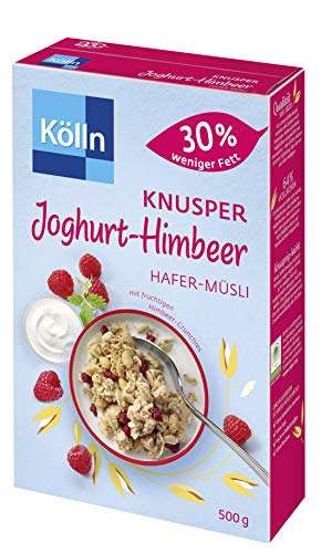 Kölln Müsli Knusper Joghurt Himbeer "30 % weniger Fett" (7 x 500 g)