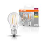 20x Osram Ledvance LED Base Filament Classic, E27, 6,5W/827lm