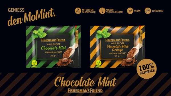 [Marktguru] GRATIS 3 x Fisherman’s Friend Chocolate Mint