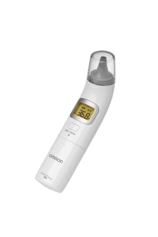 OMRON Gentle Temp 521 Ohrthermometer, digitales Fieberthermometer mit Infrarot-Messtechnik