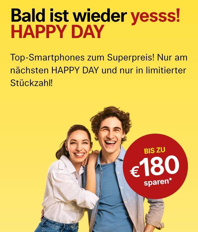 Happy Day bei yesss!