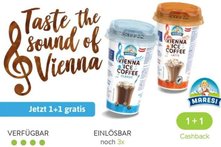 Maresi 4x Vienna Ice Coffee - Billa Plus Pickerl & Cashback ab DO 21.7