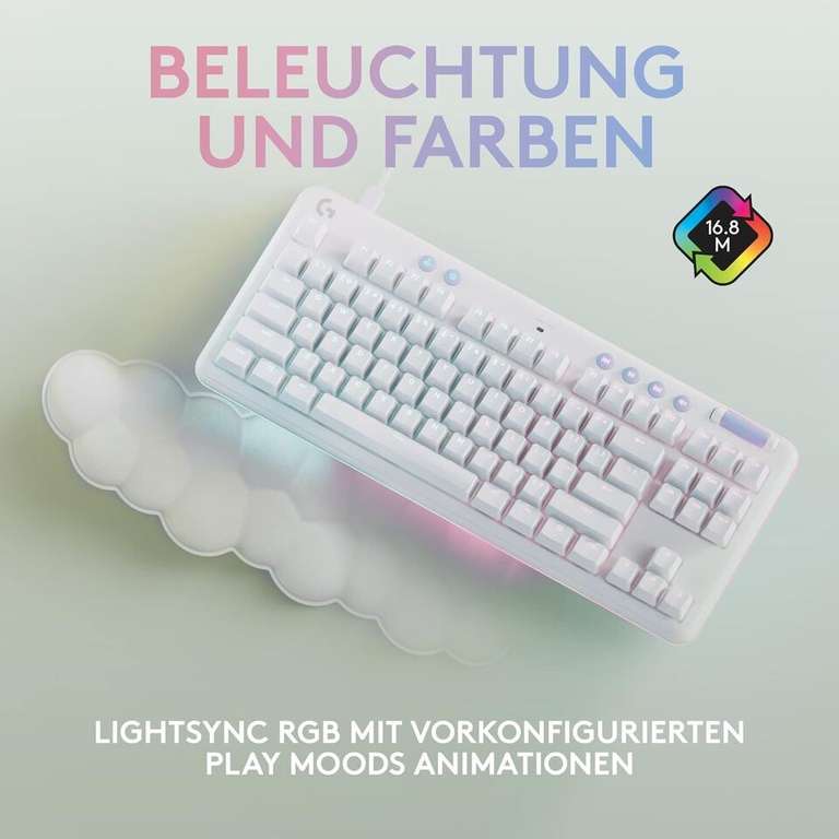 Logitech G713 Gaming Tastatur RGB GX Blue Keyboard Handballenauflage DE QWERTZ