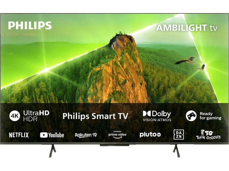 Philips 55PUS8108 - 55" 4K UHD Smart TV + 5 Jahre PlusGarantie Versicherung