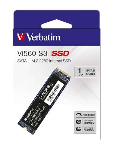 Verbatim Vi560 S3 SSD, 1TB, SATA, M.2
