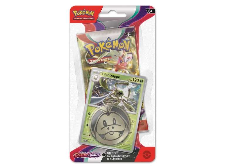 Pokémon Sammelkarten-Spiel "Karmesin & Purpur" Checklane Blister „Boosterpack“