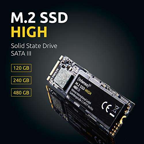 Intenso High Performance SSD 480GB, M.2, SATA