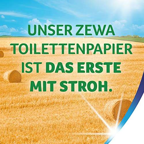 Zewa bewährt Toilettenpapier mit Strohanteil 3x 16 Rollen