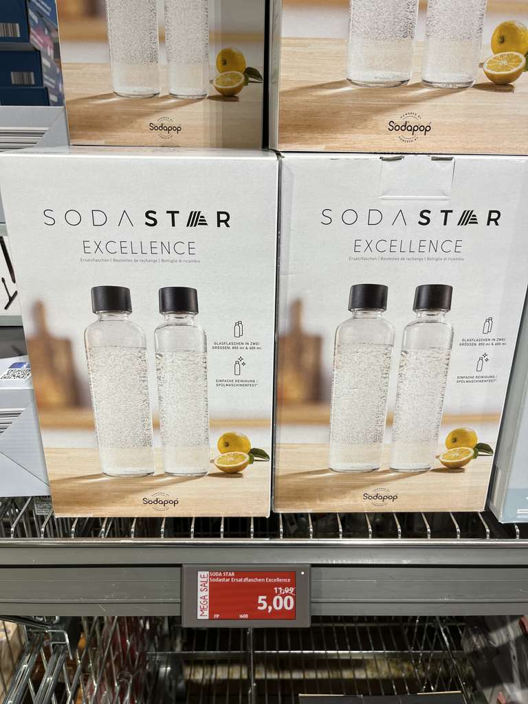 Sodastar/Sodapop (Logan kompatibel) Glasflaschen 2 Stück set