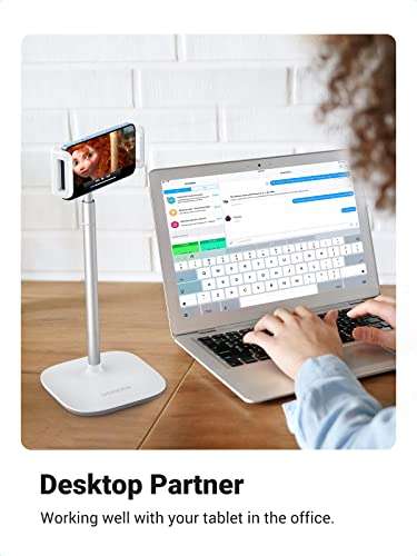 Ugreen Desktop Telefon-/Tabletständer mit Höhen- & Winkelverstellung, grau