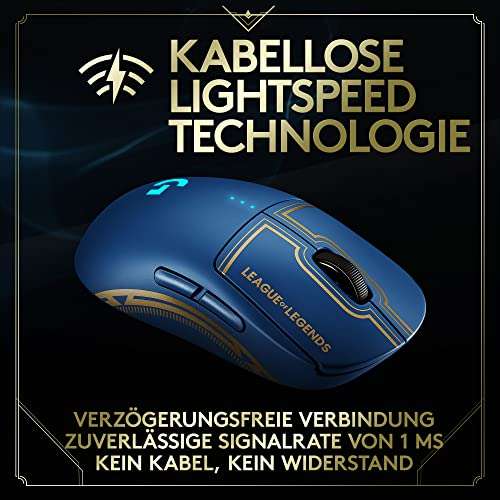 Logitech G Pro, Wireless Gaming Mouse, League of Legends Edition