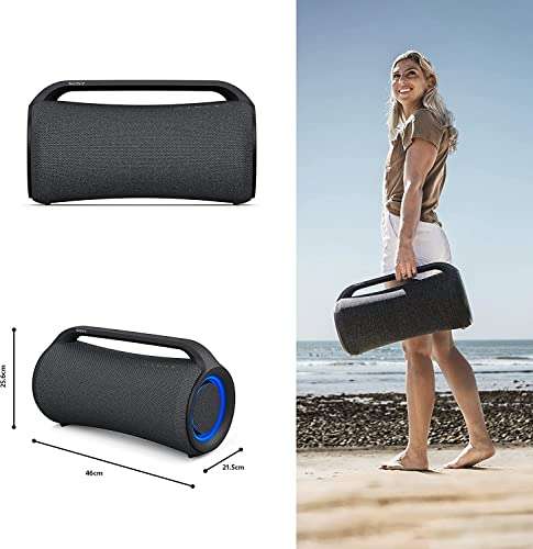 Sony SRS-XG500 tragbarer, robuster Bluetooth Party Lautsprecher