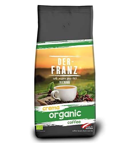 1000g "Der-Franz Crema-Bio-Kaffee UTZ", gemahlen