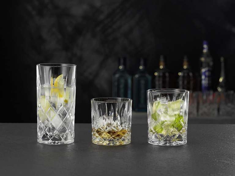 Spiegelau & Nachtmann, 4-teiliges Longdrink-Set, Kristallglas, 375 ml, Noblesse, 89208, Durchsichtig