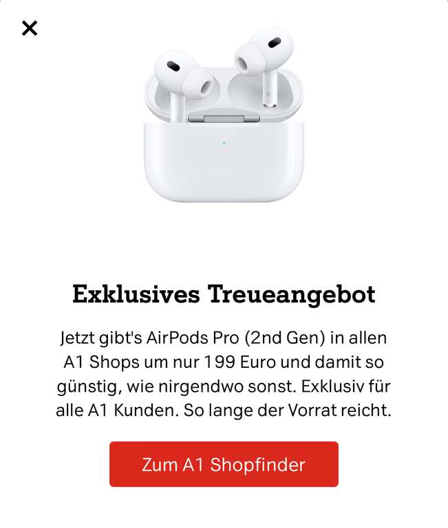 A1 Kunden: Apple AirPods Pro 2