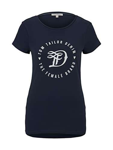 TOM TAILOR Denim Damen T-Shirt mit Print / Größe XS-XL